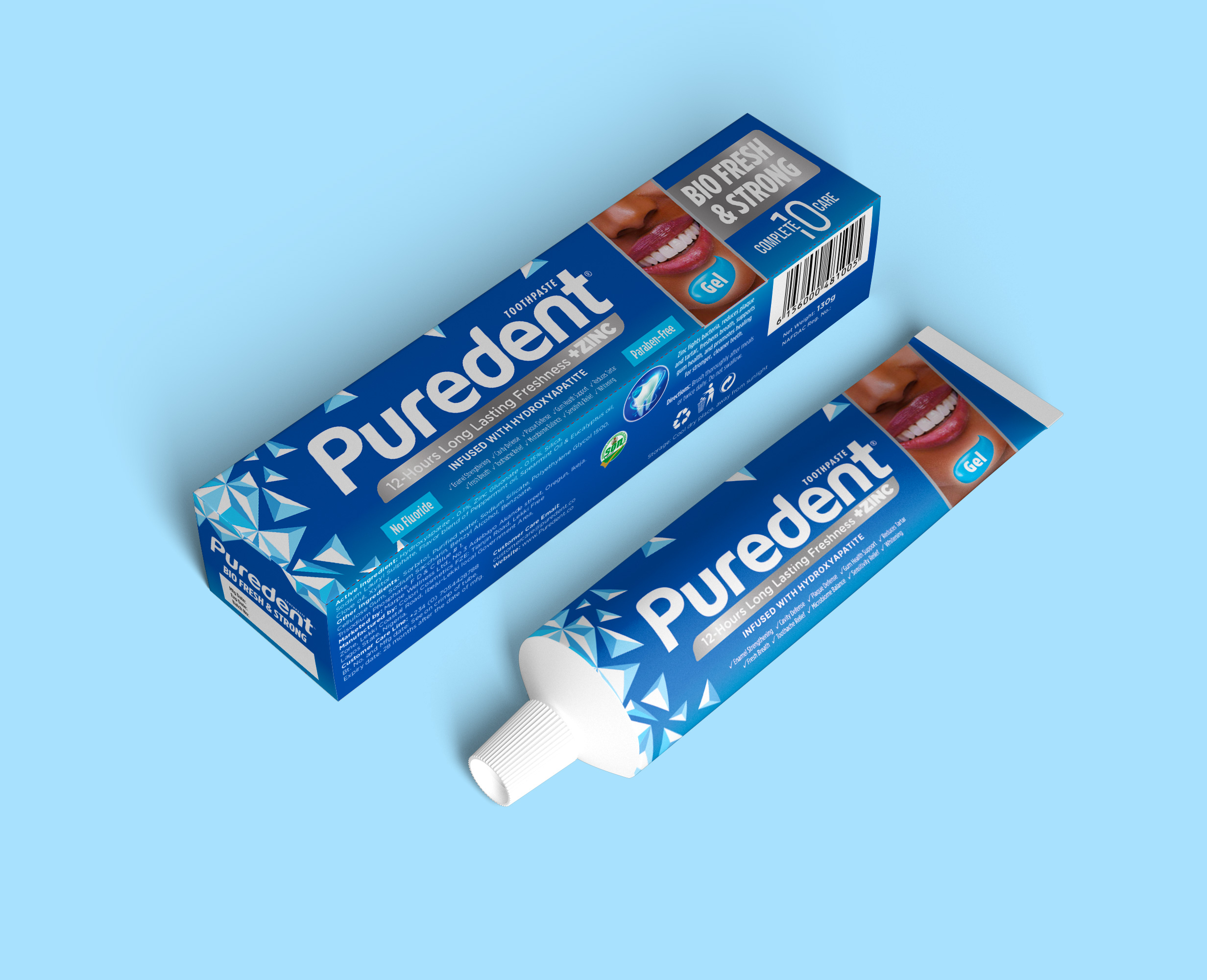 Puredent Gel Toothpaste